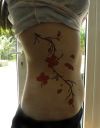 cherry blossom tattoos for girl
